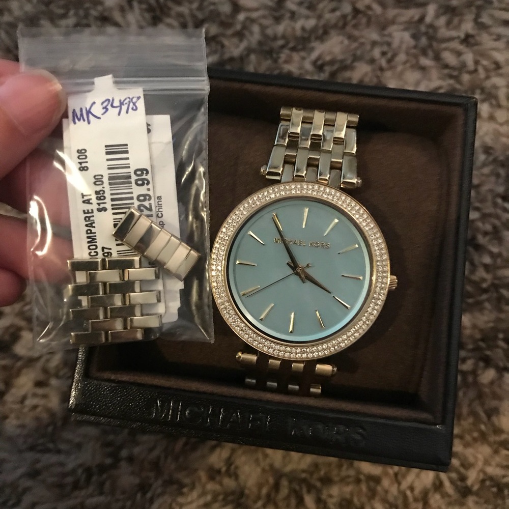 Opal Faced Michael Kors Darci Watch